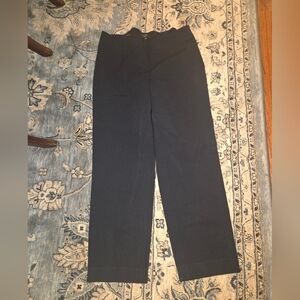 TALBOTS Size 10 Petite Polyester Spandex Heritage Pants Gray Dress Slacks